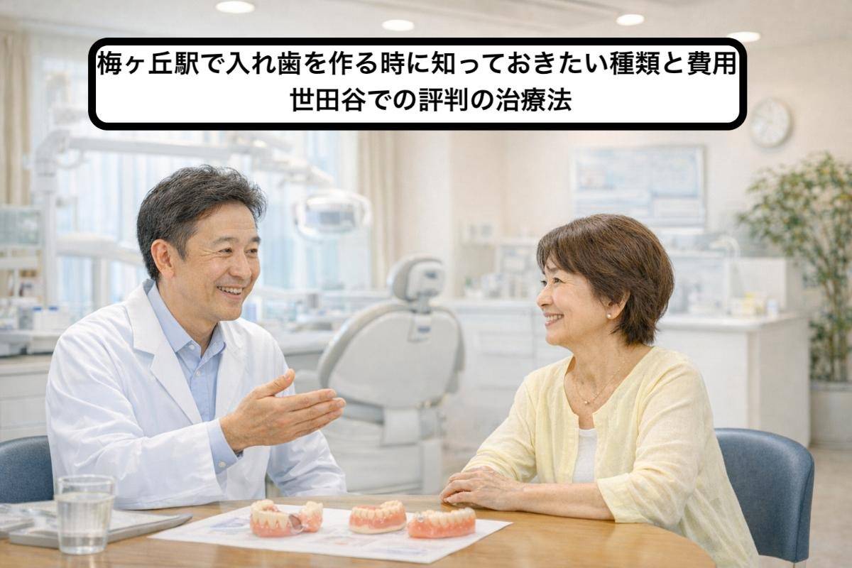 梅ヶ丘駅で入れ歯を作る時に知っておきたい種類と費用|世田谷での評判の治療法